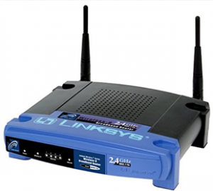 Older Wireless B router by Linksys